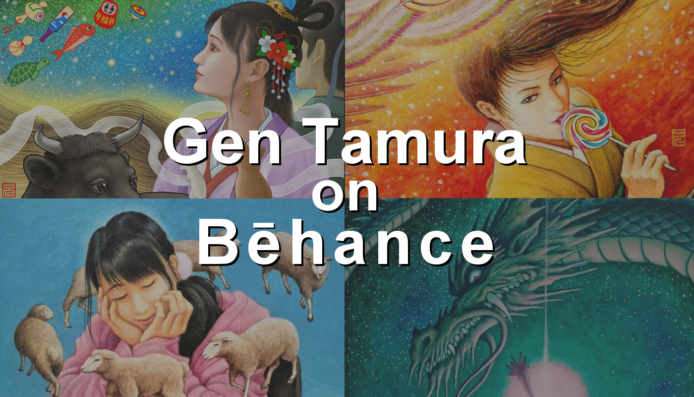 Gen Tamura on Behance イラストレーター タムラゲン