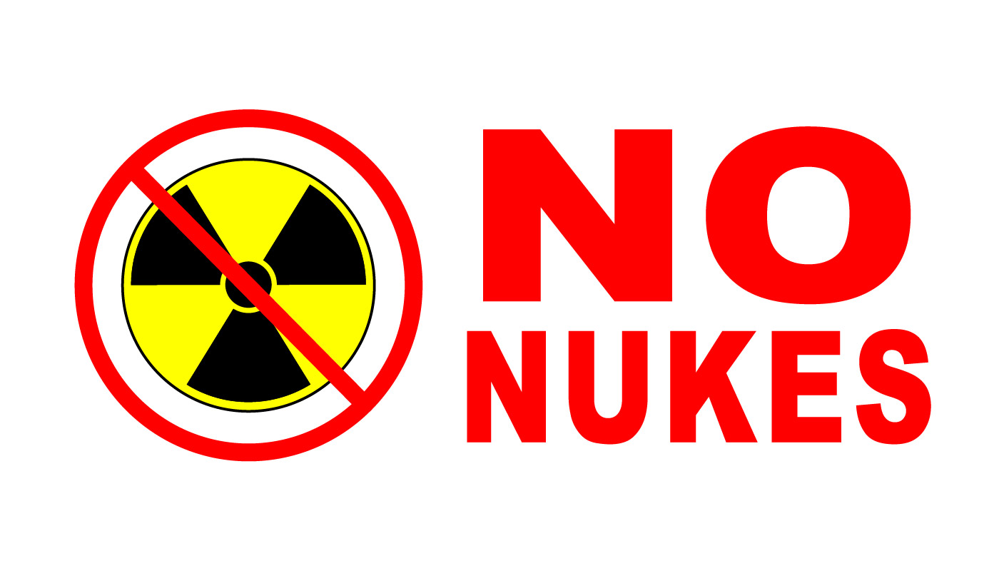 No Nukes 反核　核兵器反対　核武装反対　核拡散反対　核兵器廃絶　核兵器禁止　原発反対　脱原発　原発いらない